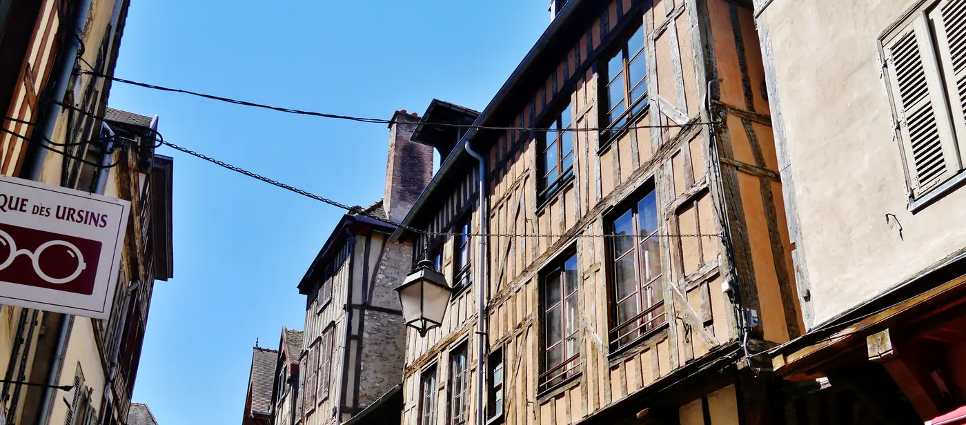 Maisons à colombages de la rue Champeaux, à Troyes
